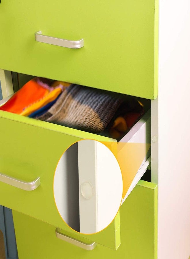 Fu Store Rubber Bumpers Clear Self Adhesive Bumper Noise Dampening Buffer Pads 100PCS 3/8 Inch Protection for Cabinet Door Drawer Wooden Floor-Hemispherical - Image 5